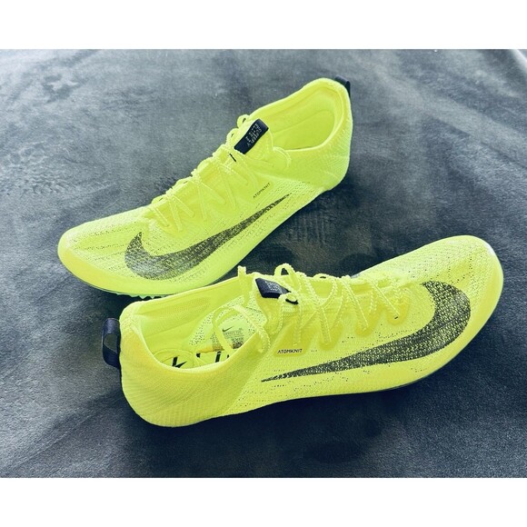 Size 13 - Nike Zoom Superfly Elite 2 Volt Mint Foam-Atomknit-Spikes Not Included